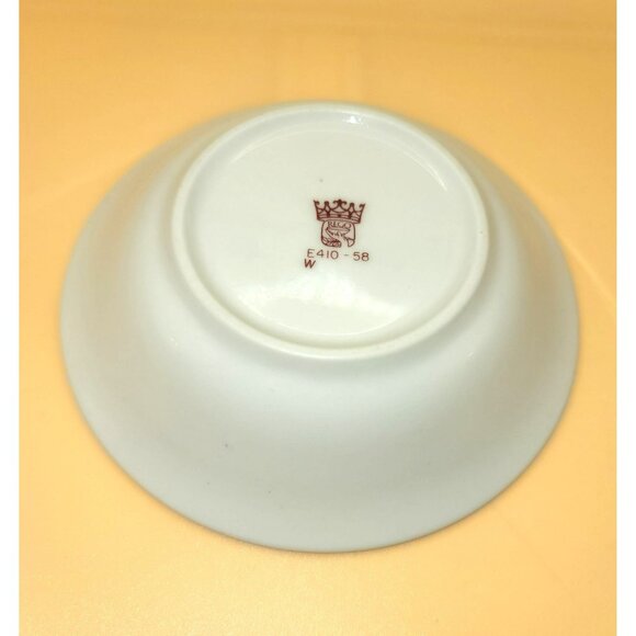 Vintage Reco Fruit Bowl E410-58 W Saucer Side Dish With Woven Pattern DH916 - Picture 4 of 5